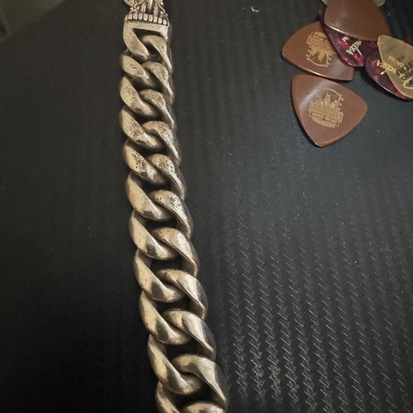 The Great Frog Thick Link Bracelet Sterling Silver - Picture 5 of 5